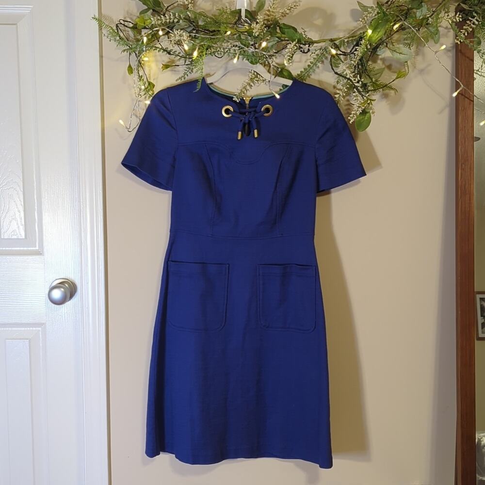 Boden blue midi dress Sz 4